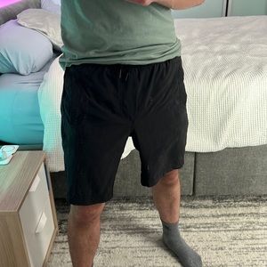 Black Lululemon lined shorts